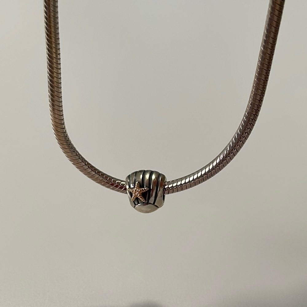 Pandora Seashell and Starfish Charm - Retired